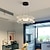 voordelige Kroonluchters-led hanglampen cirkel design 45cm 3000-6000k 1-lichts lotusblad acryl kroonluchter lamp moderne eigentijdse stijl keuken eetkamer huis bar licht 110-120v 220-240v