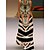 cheap Women&#039;s Dresses-Women&#039;s Casual Dress Swing Dress Vintage Dress Long Dress Maxi Dress Black gray Black White Sleeveless Graphic Print Fall Spring V Neck Fashion Daily Vacation 2023 S M L XL 2XL 3XL 4XL 5XL