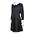 cheap Movie &amp; TV Theme Costumes-Wednesday Addams Movie / TV Theme Costumes Wednesday Dress Outfits Women&#039;s Movie Cosplay Punk &amp; Gothic Gray &amp; Black Black 1 Black Halloween Carnival Shirt Top Skirt