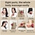 abordables Masajeador de cuerpo entero-Masajeador de cuero cabelludo eléctrico con luz roja y masajeador de cabeza de mano calentado por vibración para el crecimiento del cabello masaje corporal para aliviar el estrés