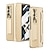 preiswerte Samsung-Handyhülle-Handy Hülle Handyhüllen Für Samsung Galaxy Z Fold 7 Z Fold 5 Z Fold 4 Z Fold 3 Klapphülle Stoßrahmen Flip Vollschutz Einfarbig PC PU-Leder