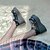 Недорогие Обувь в стиле Лолиты-Жен. Туфли Круглый носок Мэри Джейн Обувь Панк Панк &amp; Готика На толстом каблуке Туфли Лолита Черный Кожа PU
