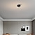 baratos Luzes de teto reguláveis-luzes de teto led reguláveis 9,7 cm led montagem embutida barra de luz de teto 3000-6000k 5w lâmpada acrílica simples para quarto corredor cozinha galeria áreas de tetos baixos preto branco