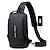 お買い得  ラップトップバッグ、ケース、スリーブ-USB充電ポート付き盗難防止コンピュータバッグ 防水性と傷防止バックパック ポータブルチェストバッグ