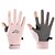 cheap Climbing Gloves-Men&#039;s Women&#039;s Hiking Gloves Summer Outdoor UV Protection Breathable Quick Dry Sweat wicking Gloves Black White Pink for Fishing Climbing Beach