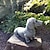 billige hageskulpturer og statuer-dachs-statue hageinnredning minnesmerke hundefigurer valp liggende dekor hagedekorasjon gjør-det-selv-tilbehør hjemmeinnredning