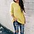 cheap Hoodies &amp; Sweatshirts-Women&#039;s Sweatshirt Pullover Basic Black White Yellow Solid Color Casual Long Sleeve Round Neck Cotton