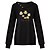 cheap Blouses &amp; Shirts-Women&#039;s Blouse Black Wine Gray Button Print Floral Casual Holiday Long Sleeve Round Neck Basic Cotton Regular Floral S