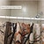 billige Dusj Gardiner Topp Salg-dusjgardinringer, dusjgardinkroker til gardin rustfri metall dusjringer kroker til baderom dusjgardiner henger - sett med 12,krom