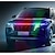 billiga LED-ljusslingor-led bilhuvljus bilstrålkastare varselljus flexibel app styr dekorativa atmosfärslampor