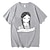 billiga Cosplay till vardagen-Onsdag Addams Addams familj onsdag T-shirt Animé Tecknat Anime Klassisk Gatustil Till Par Herr Dam Vuxna Varmstämpling Ledigt / vardag