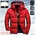 cheap Men&#039;s Downs &amp; Parkas-Men&#039;s Winter Autumn / Fall Down Thermal Warm Windproof Breathable Lightweight Black Red Light Grey Dark Gray Vest