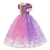 cheap Movie &amp; TV Theme Costumes-Rapunzel Fairytale Princess Sofia Flower Girl Dress Theme Party Costume Tulle Dresses Girls&#039; Movie Cosplay Halloween With Accessories Dress Halloween Carnival Masquerade World Book Day Costumes