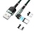 رخيصةأون كابلات الهاتف الخليوي-كابل مغناطيسي 540 3a شحن سريع كابل USB صغير من النوع C لهاتف iphone xiaomi samsung magnet شاحن سلك بيانات الهاتف