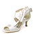olcso Esküvői cipők-Női Esküvői cipők Menyasszonyi cipők Csokor Cicasarok Lábujj nélküli Szatén Cipzár Fekete Fehér Kristály