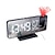Недорогие Радио и часы-светодиодный цифровой проекционный будильник электронный будильник с проекцией fm-радио проектор времени спальня прикроватные бесшумные часы
