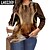cheap Hoodies &amp; Sweatshirts-Women&#039;s Hoodie Sweatshirt Basic Cute Casual Khaki Coffee Cat Casual Long Sleeve Round Neck
