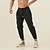 cheap Sweatpants &amp; Joggers-Men&#039;s Joggers Sweatpants Patchwork Beam Foot High Waist Bottoms Outdoor Athleisure Winter Breathable Quick Dry Sweat wicking Running Walking Jogging Sportswear Activewear Solid Colored Black Almond