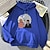voordelige Cosplay anime hoodies en T-shirts voor dagelijks gebruik-Woensdag Addams familie Addams Woensdag Enid Trui met capuchon Cartoon Manga Anime Voorvak Grafisch Voor Voor Stel Voor heren Dames Volwassenen Heet stempelen