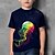cheap Tops-Kids Boys T shirt Tee Animal Octopus Jellyfish Short Sleeve Crewneck Children Top Casual 3D Print Cool Daily Summer Navy Blue 3-12 Years