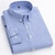 cheap Men&#039;s Dress Shirts-Men&#039;s Dress Shirt Oxford Shirt Red Blue Sky Blue Long Sleeve Striped Square Neck Spring &amp;  Fall Wedding Outdoor Clothing Apparel Button-Down