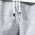 cheap Sweat Shorts-Men&#039;s Sweat Shorts Cropped Pants Capri Pants Pocket Drawstring Elastic Waist Letter Comfort Breathable Calf-Length Casual Daily Holiday Streetwear Stylish Black White