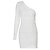 cheap Party Dresses-Women‘s Semi Formal Party Dress Wedding Guest Dress Velvet Dress Bodycon Mini Dress Black White Blue Long Sleeve Pure Color Ruched Winter Fall Spring One Shoulder Fashion 2023 S M L