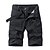 billige Klassisk-Herre Cargoshorts Shorts Shorts til turbruk 6 lommer عادي Komfort Pustende Knelengde Avslappet Daglig Gateklær 100 % bomull Sport Mote Blå Grønn Mikroelastisk
