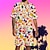 cheap Men&#039;s Printed Shirt Sets-Men&#039;s Summer Hawaiian Shirt Shirt Set Fruit Pineapple Graphic Prints Watermelon Coconut Turndown White Orange Street Casual Short Sleeve Print Clothing Apparel Tropical Fashion Hawaiian Designer