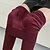 cheap Leggings-Women&#039;s Fleece Pants Tights Leggings Fleece lined Green Black Purple Fashion Mid Waist Daily Full Length Stretchy Plain Tummy Control S M L XL XXL