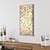 billiga Abstrakta målningar-handgjord oljemålning canvas väggkonst dekoration modern abstrakt gyllene textur för heminredning rullad ramlös osträckt målning