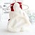 cheap Dog Clothes-Dog Coat,Dog Dress Color Block Bowknot Stylish  Outdoor  Winter Dog Clothes Puppy Clothes Dog Outfits Warm White Red Costume for Girl and Boy Dog Plush XS S M L XL