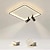 billige Dæmpbart loftlys-led loftslys med spotlight til soveværelse rund/firkantet studie barn showroom stue moderne indendørs spotlight lamper glans armatur lys