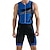 cheap Men&#039;s Clothing Sets-21Grams Men&#039;s Triathlon Tri Suit Sleeveless Mountain Bike MTB Road Bike Cycling Blue Green Black Blue Bike Clothing Suit UV Resistant 3D Pad Breathable Quick Dry Sweat wicking Polyester Spandex Sports