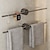 cheap Towel Bars-Bathroom Towel Bar Perforated Free Space Aluminum Towel Rack Extremely Simple Light Luxurious Towel Storage