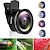 cheap Cellphone Camera Attachments-2 IN 1 Phone Camera Lens 0.45x Super Wide Angle 12.5x Macro HD Camera Lens For iPad iPhone 14 13 12 11 Pro Max Samsung Android Pixel Huawei