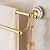 cheap Towel Bars-Towel Bar Ti-Golden Wall Mounted Ceramic Towel Rack for Bathroom 2-lier Tower Holder 1pc