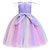 cheap Movie &amp; TV Theme Costumes-Fairytale Princess Unicorn Flower Girl Dress Tulle Dresses Tutus Girls&#039; Movie Cosplay Cosplay Halloween Yellow Rosy Pink Blue Dress Halloween Carnival Masquerade Polyester World Book Day Costumes