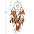 tanie Łapacze snów-Łapacz snów ręcznie robiony prezent hak z piór kwiat dzwonek wietrzny z pięcioma kółkami ozdoba wiszące dekoracje ścienne sztuka styl boho 15x80cm/6&#039;&#039;x31.5&#039;&#039;