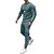 cheap Men&#039;s Tracksuits-Men&#039;s Tracksuit Running T-Shirt With Pants Casual Winter Long Sleeve Breathable Quick Dry Moisture Wicking Gym Workout Running Active Training Sportswear Activewear Solid Colored Black White Rosy Pink