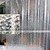 baratos Cortinas De Chuveiro Top Venda-forro de cortina de chuveiro transparente eva, cortina de chuveiro repelente de água para box de banheiro, cubo de água, 72x72 polegadas