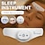 billiga Helkroppsmassage-migränlindring sömnlöshet sömninstrument tiotals mikroströms sömnhjälpmedel tryckavlastning migränhuvudmassageapparat
