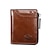 cheap Card Holders &amp; Cases-Kangaroo Wallet Men&#039;s RFID Blocking PU Leather Wallet with Zipper Multi Business Credit Card Holder Purse High Quality