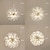 cheap Island Lights-40/50/55/60 cm LED Pendant Light Sputnik Design Globe Design Metal Modern Style Floral Style Globe Electroplated Artistic Modern 220-240V