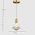 Недорогие Островные огни-10 см светодиодный подвесной светильник кристалл современный скандинавский алмазный дизайн металл гальванический светодиод 110-120 в 220-240 в