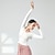 billiga Dansträning-ventilerande Activewear topp ihålig ren färg kvinnors prestationsträning långärmad hög polyester