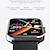 abordables Relojes inteligentes-Reloj inteligente para hombres - Reloj de deporte y fitness con pantalla táctil completa resistente al agua IP67 compatible con Bluetooth Android e iOS
