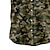 Χαμηλού Κόστους Ανδρικά πουκάμισα με στάμπα-Ανδρικά Πουκάμισο Χαβανέζικο πουκάμισο Γραφικά Σχέδια καμουφλάζ Απορρίπτω Khaki+ Army Green Μαύρο / μωβ Πράσινο του τριφυλλιού Χακί Δρόμος Causal Κοντομάνικο Στάμπα Κουμπί-Κάτω Ρούχα