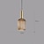 abordables Luces colgantes-Lámpara colgante led de 13 cm isla luz vidrio metal electrochapado estilo nórdico moderno 85-265v