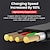 abordables Cables para móviles-Cable de carga múltiple 3,3 pies Extensión USB 2.4 A Cable de Carga Carga rápida 3 en 1 Retráctil Para iPad Samsung iPhone Accesorio para Teléfono Móvil